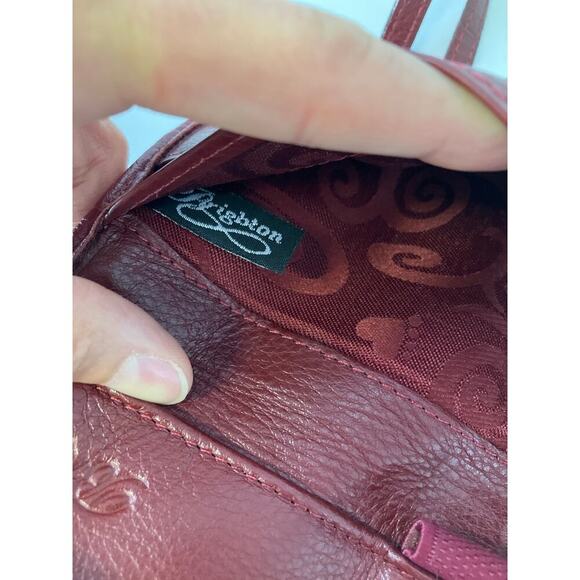 BRIGHTON SMALL PEBBLED LEATHER EMBOSSED ANIMAL CROSSBODY BAG - Picture 14 of 16